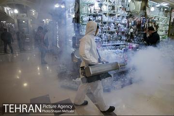 ضدعفونی و پاکسازی بازار تجریش 28