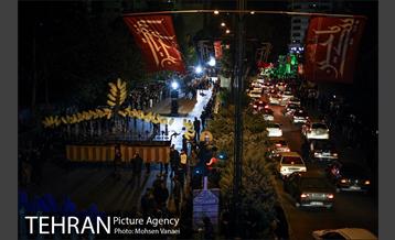 دسته عزاداری در خیابان اندرزگو‎ 15