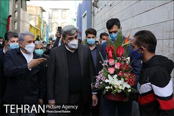 بازدید شهردار تهران از پروژه های مدیریت شهری منطقه 16