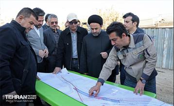 بازدید عضو شورا از پروژه‌های عمرانی شهری 41