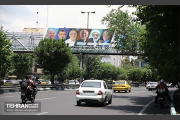 نصب تبلیغات نامزدهای چهاردهمین دوره انتخابات ریاست جمهوری در پایتخت 60