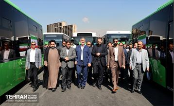 آیین بهره‌برداری از طرح نوسازی حمل و نقل عمومی تهران 47