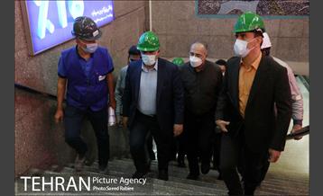 بازدید رئیس شورای شهر از زیرگذر چهارراه گلوبندک 14