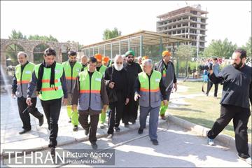بازدید اعضای شورای اسلامی شهر تهران از خدمات رسانی به زائران اربعین حسینی 6