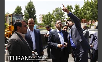 تخریب سردر پادگان جی 5