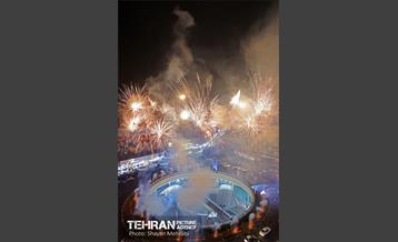 نورافشانی میدان ولیعصر(عج) به مناسبت نیمه شعبان 9