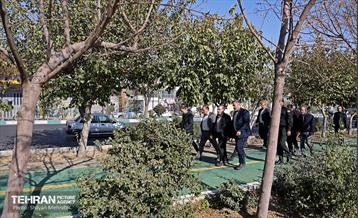 بازدید مدیرکل حوزه شهردار تهران از باغ راه حضرت زهرا(س) 8
