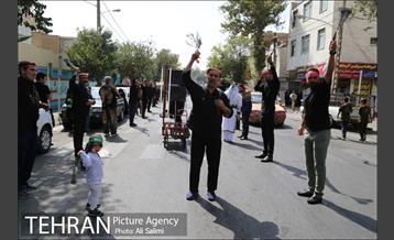 برگزاری مراسم سوگواری سالار شهیدان امام حسین (ع) در محلات منطقه 15 13