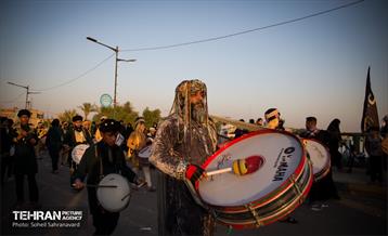 کاروان نمادین اسرای کربلا در مسیر طویریج  32