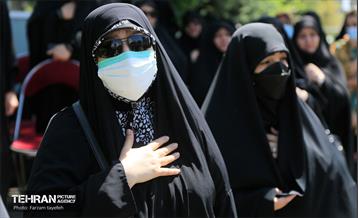 عزاداری شهادت امام صادق (ع) در میدان صادقیه 13