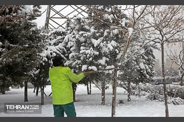عملیات برف‌روبی در منطقه 5 6