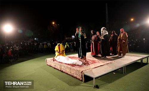 تعزیه خوانی در باغ راه حضرت زهرا(س) 20