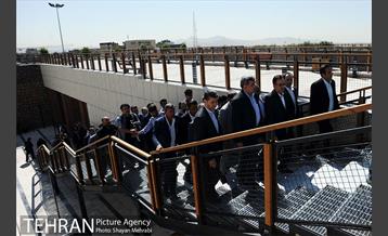 افتتاح باغ هنر اراضی عباس آباد با حضور شهردار تهران 11