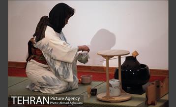 شکوفه های گیلاس و افسانه گنجی در موزه امام علی 2 3