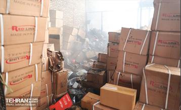 آتش‌سوزی انبار لوازم موتورسیکلت 16