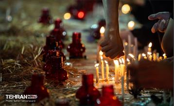 شام غریبان حسینی در عزادارخانه مکتب تشییع