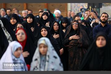 اهتزاز پرچم حرم سیدالشهدا(ع) بر فراز گنبد حرم عبدالعظیم حسنی(ع) 31