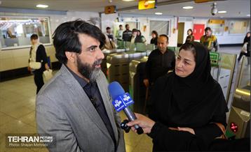 بازدید سخنگوی شهرداری تهران از مترو تهران 18