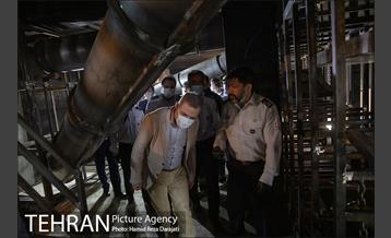 بازدید مدیرکل دفتر شهردار تهران از مرکز آموزش های آتش نشانی 6