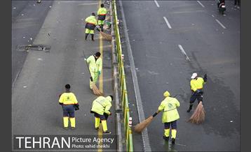 نظافت و پاکسازی مسیرهای مراسم تشییع پیکر سردار قاسم سلیمانی  34