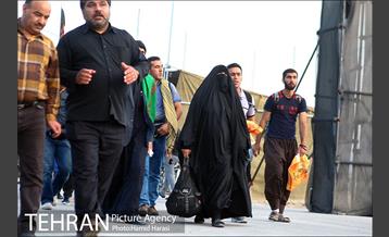 زائران اربعین حسینی در مرز شلمچه 33