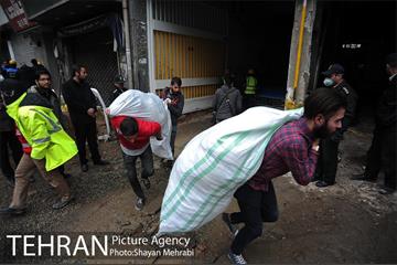 سومین روز عملیات امداد ونجات حادثه پلاسکو -5 17