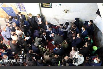 دیدار مردمی شهردار تهران در مسجد امیر المومنین باغ اذری 2