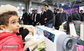 آیین افتتاح مراکز توانمندسازی کوثر و بهسازی۴۰۰معبر پایتخت 13