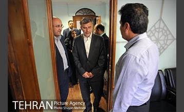 بازدید معاون امور اجتماعی و فرهنگی شهرداری تهران از مرکز ارتباطات شهرداری تهران 1