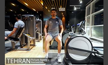 تمرین بدن سازى تیم استقلال 10