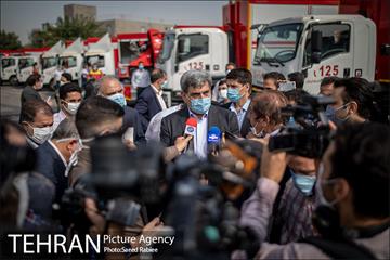 آئین رونمایی از تجهیزات جدید سازمان آتش نشانی شهرتهران  16