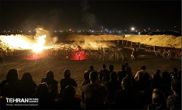 بازدید شهردار تهران از رزم نمایش معبر 15