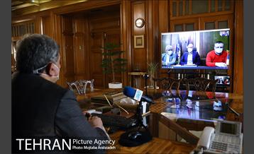 ویدئو کنفرانس شهردار تهران با شهردار بلگراد 2