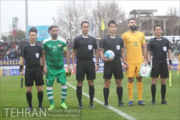 دیدار دو تیم فوتبال عراق و استرالیا