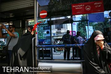 مراسم تشییع پیکرهای مطهر ۱۵۰ شهید تازه‌ تفحص‌ شده دفاع مقدس  - ۲ 4