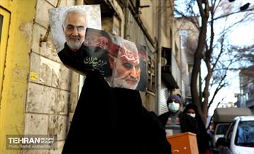 مراسم تشییع پیکر شهید سید مرتضى قدیرى در منطقه 10