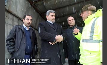 بازدید شهردار تهران از ستاد برف روبی شهرداری منطقه شش 8