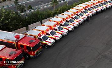 رونمایی از تجهیزات جدید سازمان آتش نشانی تهران  10