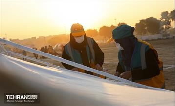 مانور تمرین اسکان اضطراری کلانشهر تهران 66