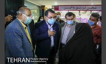 افتتاح سایت واکسیناسیون جنوب تهران در منطقه۱۷