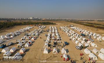 بازدید شهردار تهران از مانور تمرین اسکان اضطراری 29