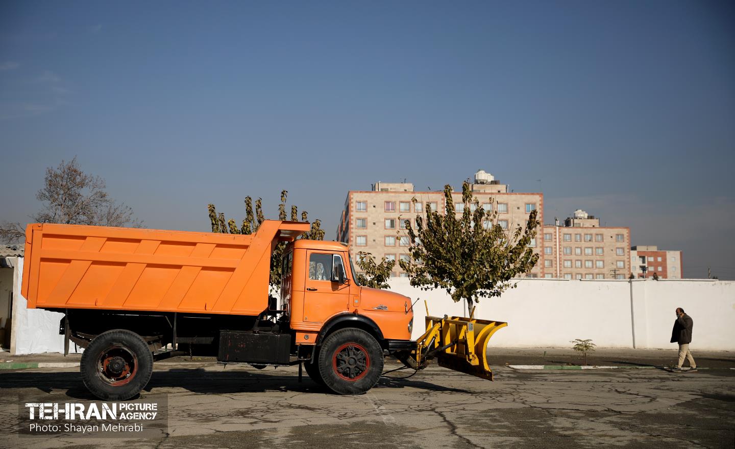 مانور برف روبی شهرداری منطقه 20