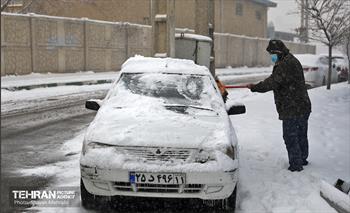 بارش برف در تهران 6