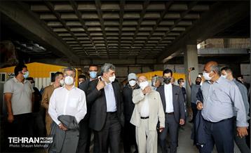 بازدید پیروز حناچی و مهدی چمران از پروژه خانه شهر(بلدیه قدیم) 30