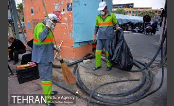 خدمات رسانی شهرداری تهران در شهر نجف 5