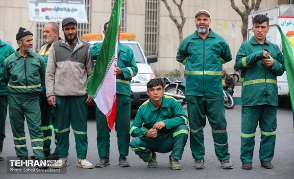 تشییع پیکر مطهر پاکبان شهید «حسن خیران»
