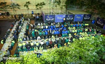 ضیافت یک هزار نفری افطار شهرداری منطقه 10