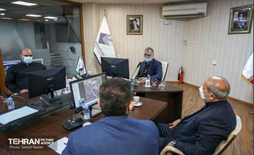 حضور شهردار تهران در مرکز کنترل ترافیک شهرداری تهران 8