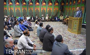 دیدار دکتر قالیباف با جهادگران قرارگاه امام رضا(ع) 7