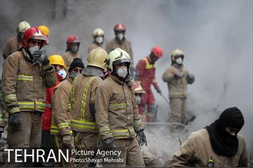 هشتمین روز آواربرداری ساختمان پلاسکو-2 22